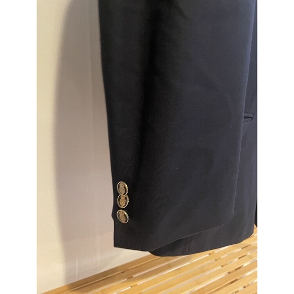 Suit coat with Order Of The Garter buttons Honi Soit Qui Mal 100% Wool 23x19 M - Picture 4 of 11